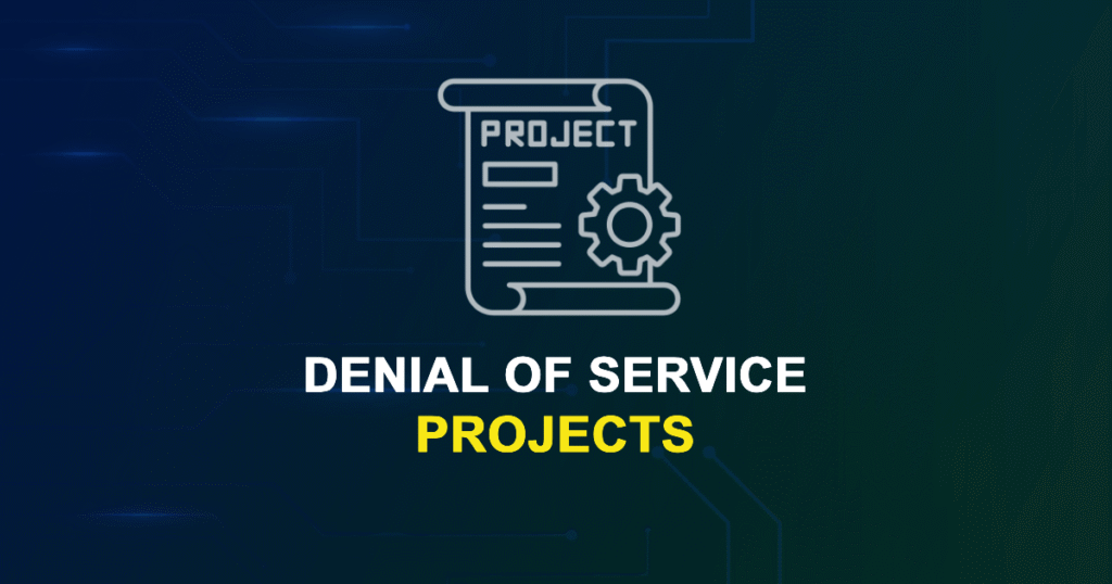Denial Of Service Projects for MTech with Source Code