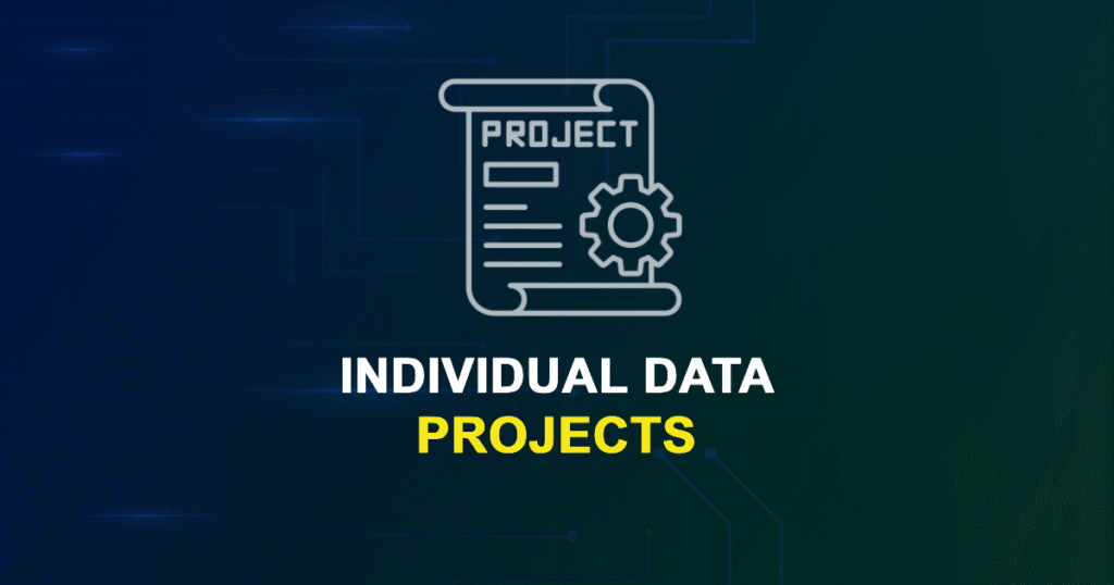 Individual Data Projects with Source Code for Final Year