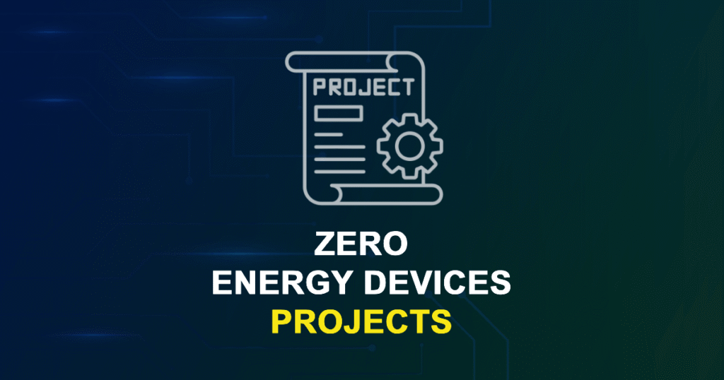 Zero-Energy Devices Projects for Engineering Students